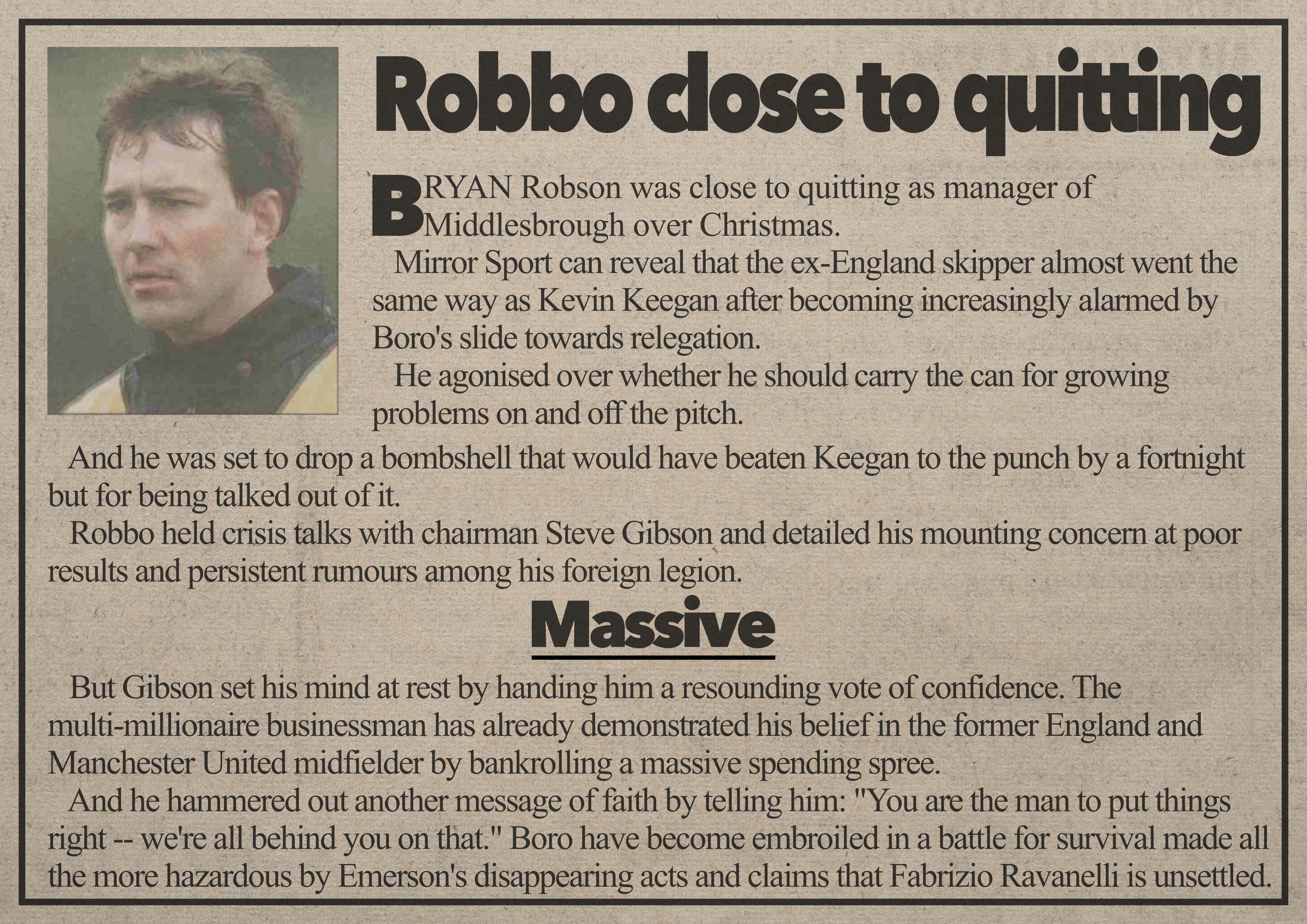 Recreation of the article made by the daily mirror.